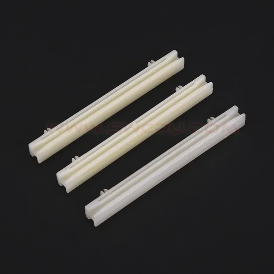 White Plastic Guide Curtain Rail Track / Top Hang Rail for Roller Chain